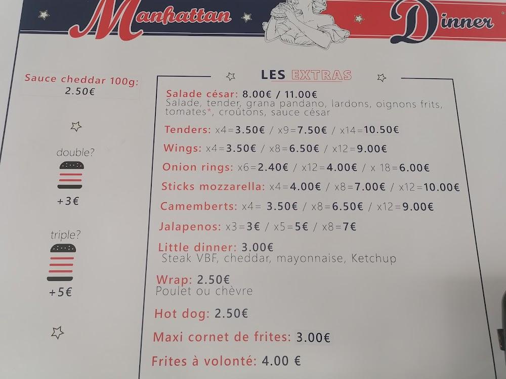 Manhattan Dinner - Menu Image 1